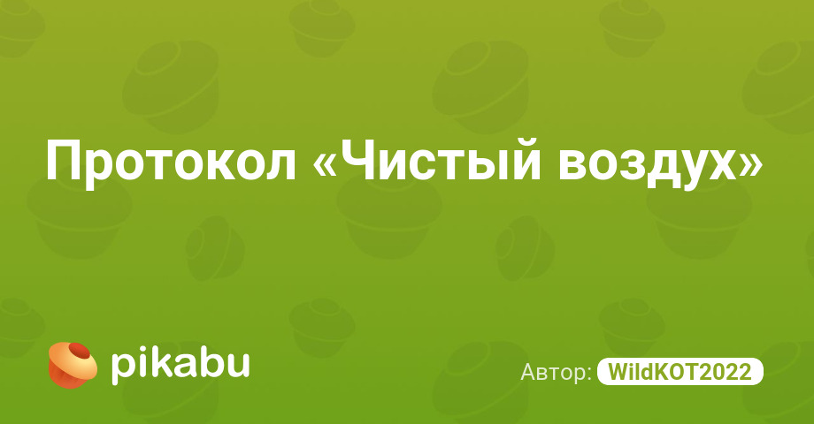 Протокол «Чистый воздух»