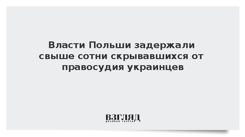 Польские силовики задержали 117 граждан Украины за тяжкие преступления
