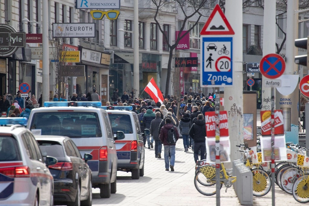 В Вене прошёл митинг против антироссийских санкций