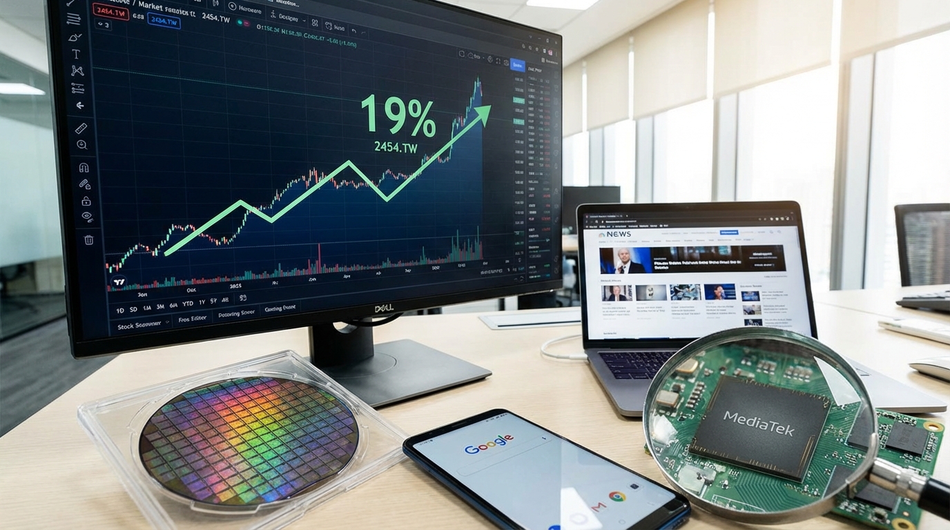 Акции MediaTek выросли на 19% после сделки с Google