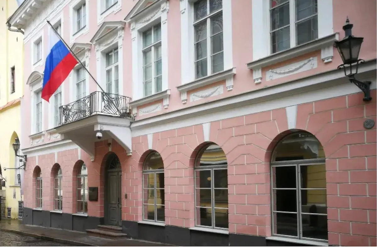 Полиция пресекла акцию Delfi против выборов у посольства РФ в Таллине