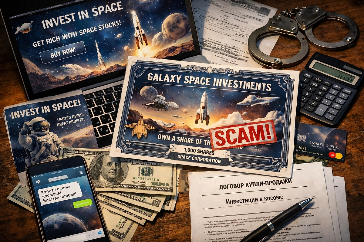 Мошенники продают акции фейковых космических компаний перед Днём космонавтики