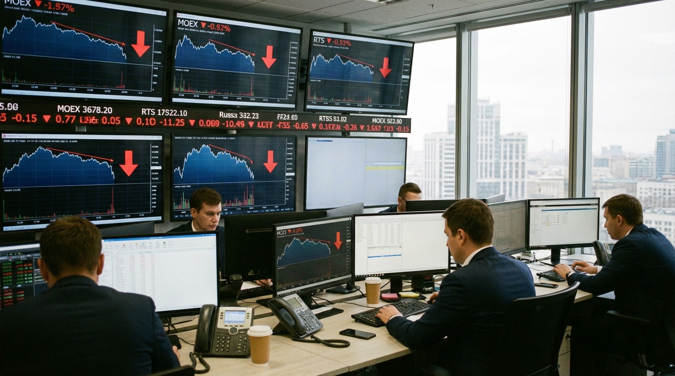 Утренние торги на российском фондовом рынке: легкое снижение котировок