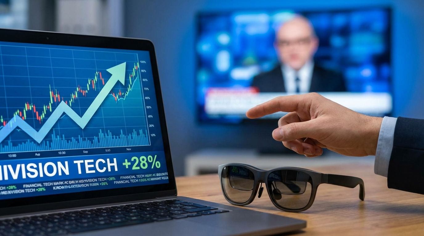 Акции iVision Tech выросли на 28% благодаря появлению Макрона в их очках