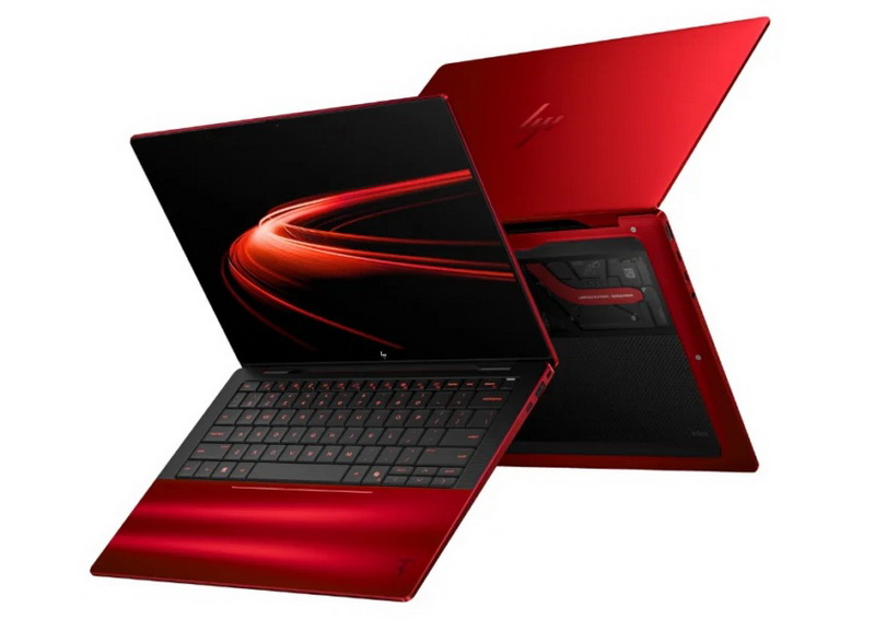 HP и Ferrari выпустили ярко красный ноутбук HP Limited Edition Scuderia Ferrari AI PC за $5599